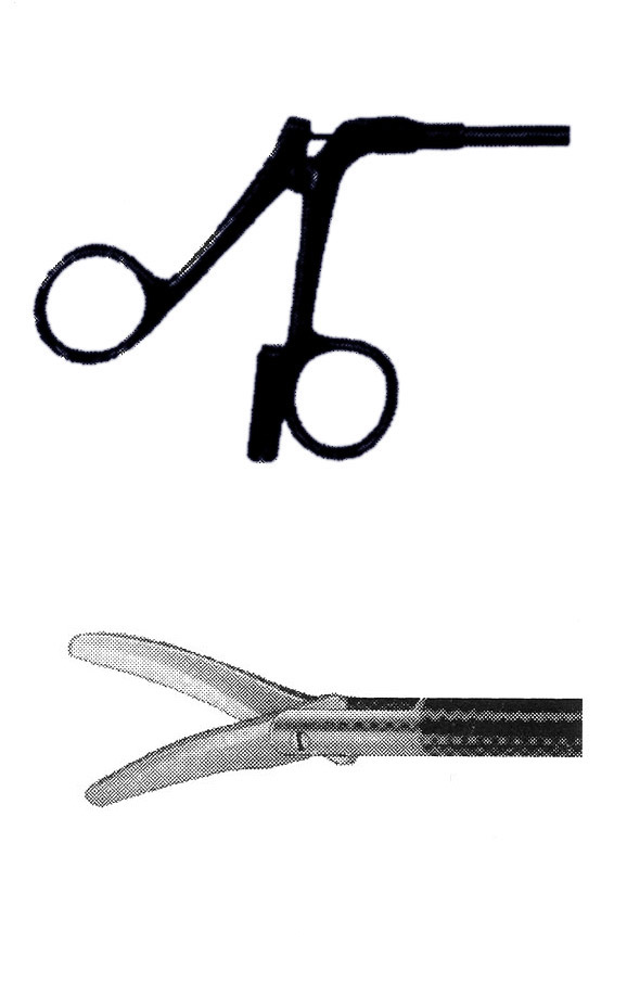 İZOLESİZ MAKAS F MODEL SAPLI  ÇAP : 5MM L:36CM